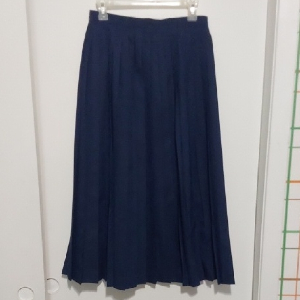 Vintage 80's  Navy Blue Women's Skirt
